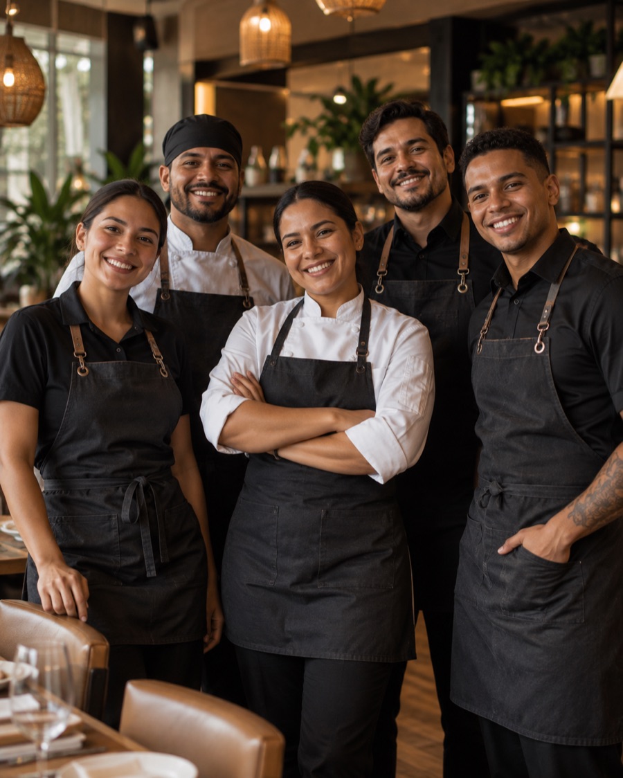 Equipo de un restaurante de la comunidad AREA